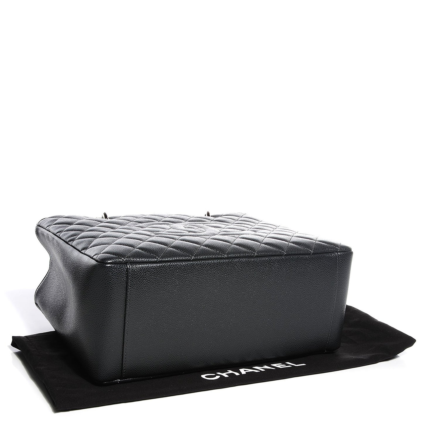 Caviar Grand Shopping Tote GST Dark Grey