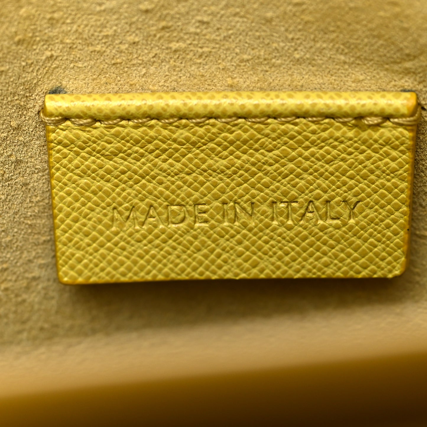 Calfskin Mini Heroine Yellow