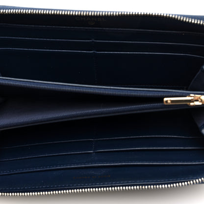 Chanel Caviar Quilted Large Gusset Zip Around Wallet Navy 5 of 7
