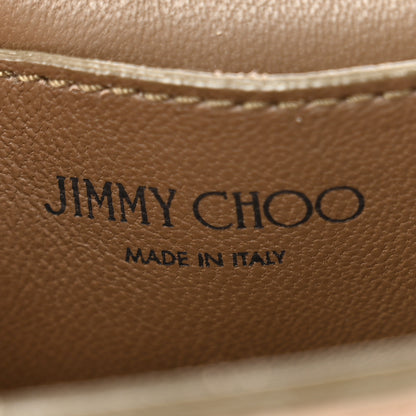 Jimmy Choo Suede Patent Mini Rebel Crossbody Brown 7 of 16