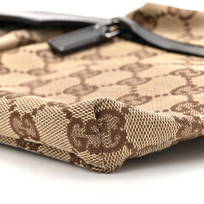 Gucci GG Monogram Double Pocket Belt Bag Dark Brown 9 of 12