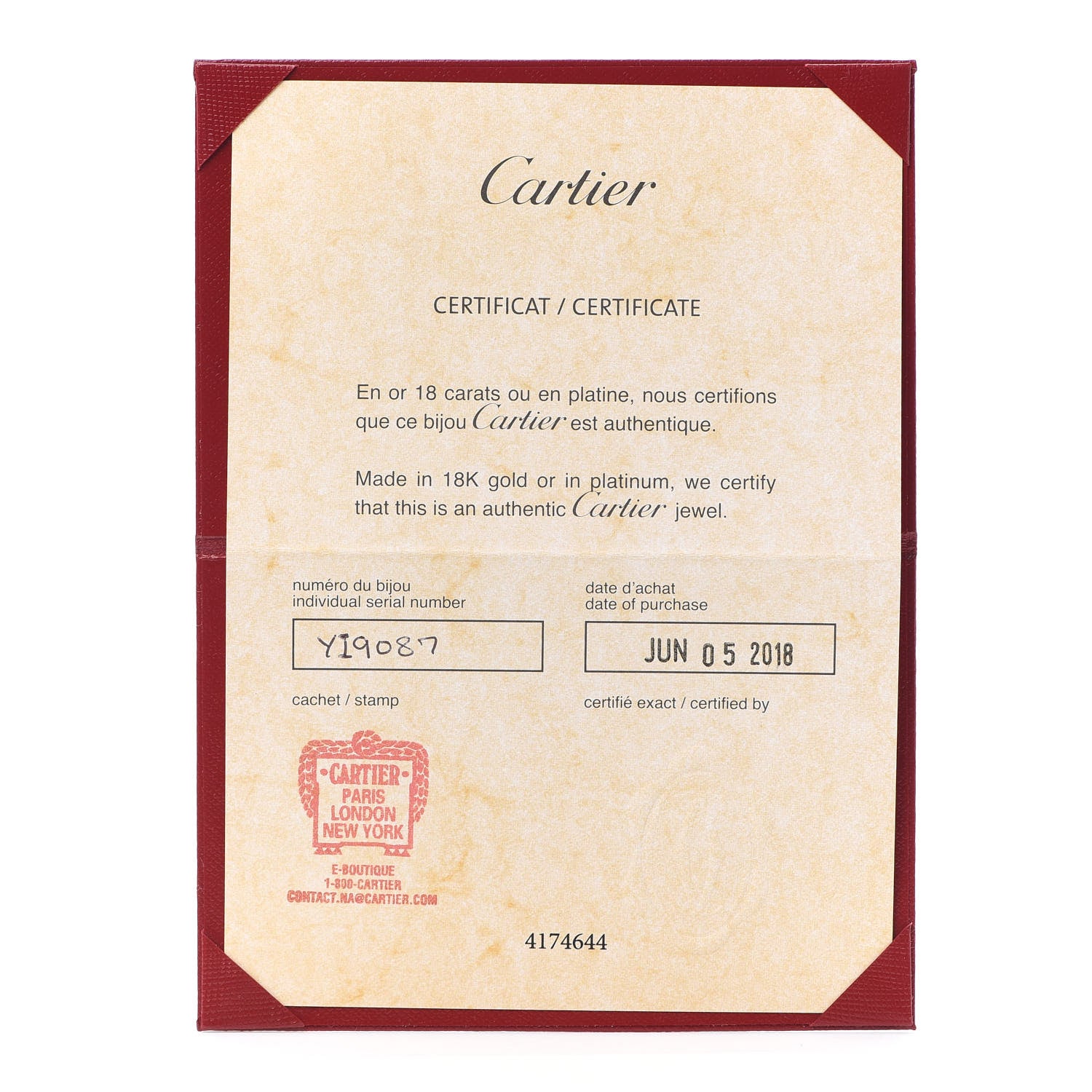 Cartier 18K Yellow Gold Diamond White Mother of Pearl Caresse D'Orchidees Par Cartier Bracelet 6 of 7