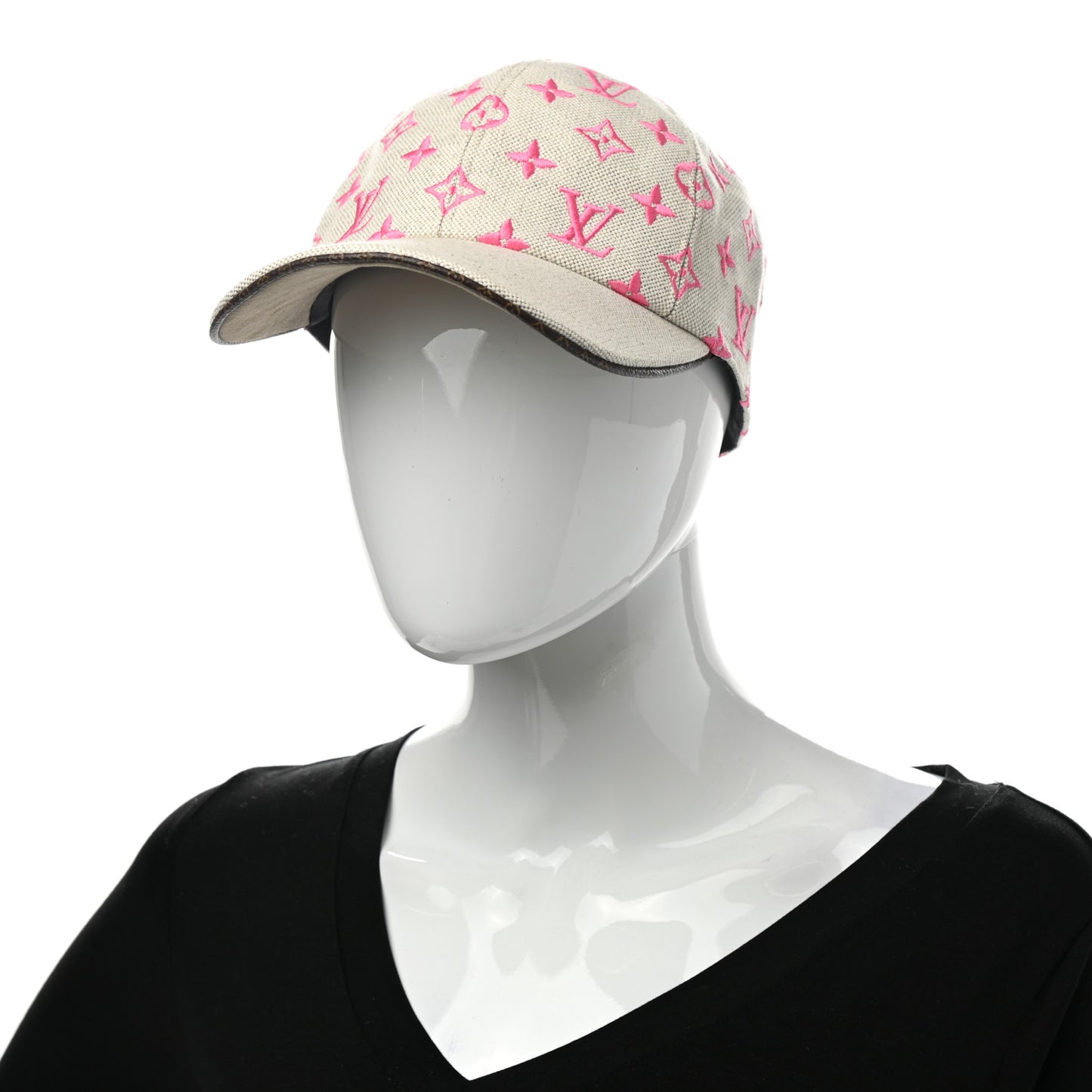 Canvas Monogram Starboard Cap M Pink