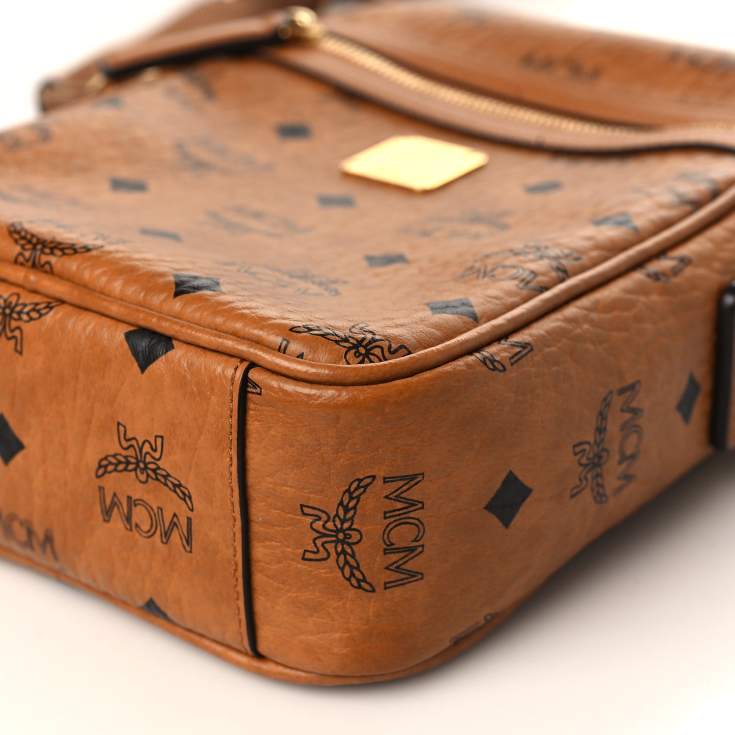 Visetos Camera Crossbody Bag Cognac