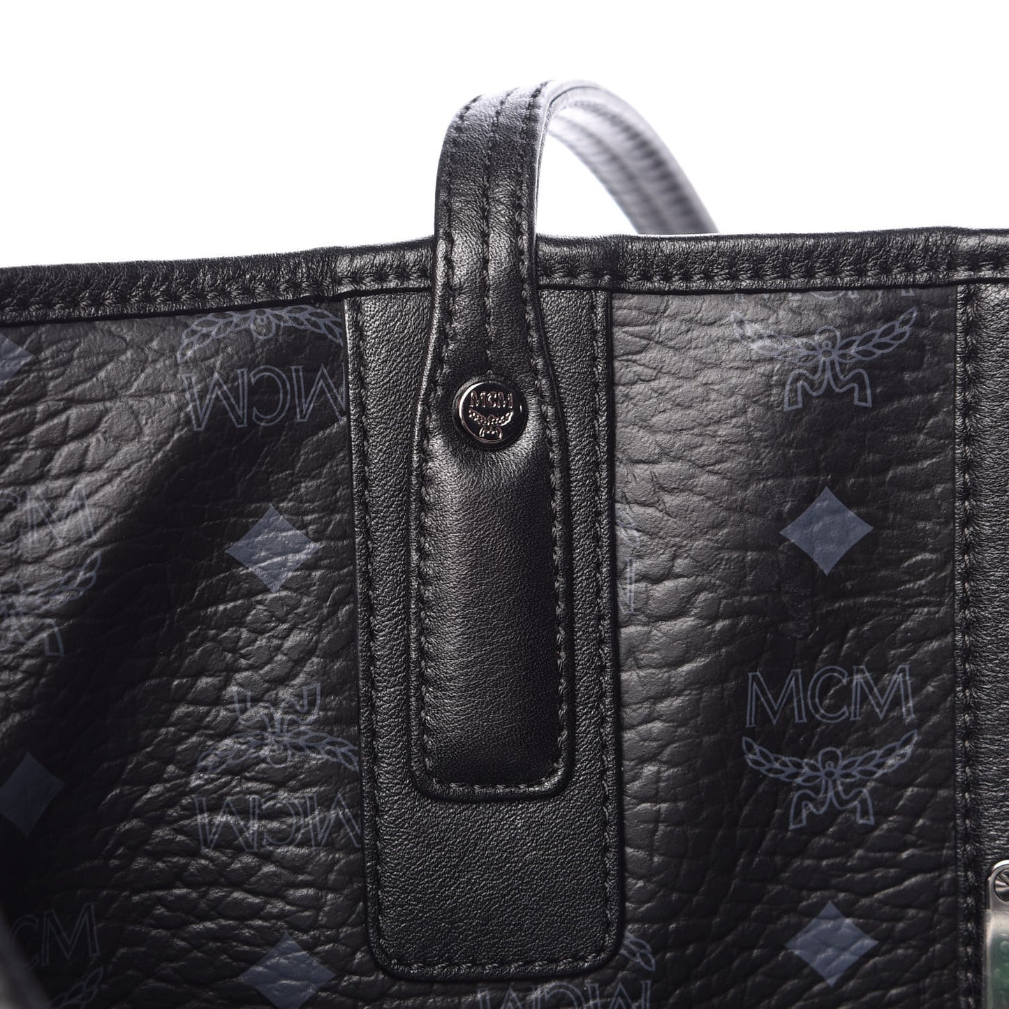 Visetos Large Liz Reversible Shopper Tote Black