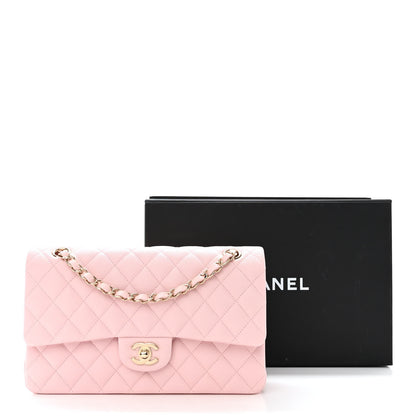 Chanel Caviar Quilted Medium Double Flap Light Pink 12 of 12