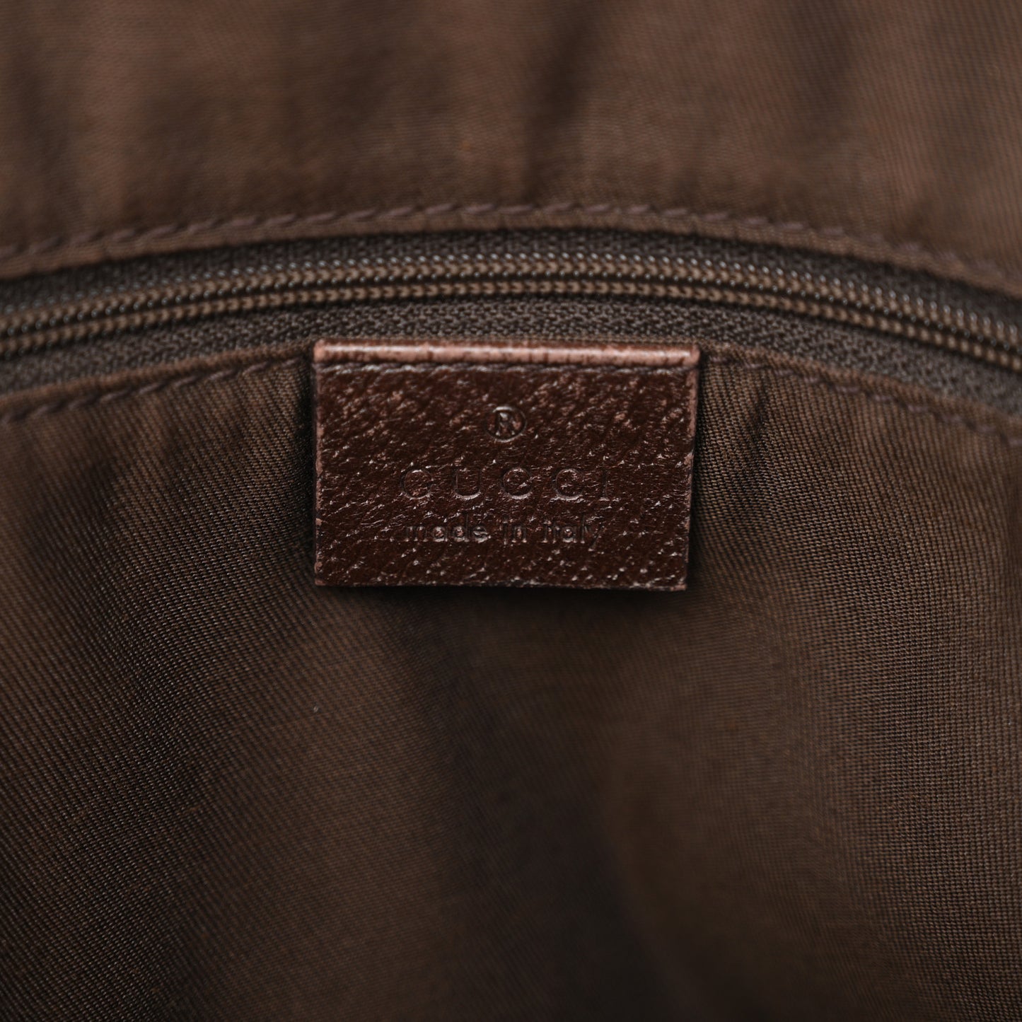 Monogram Medium Abbey Shoulder Bag Dark Brown