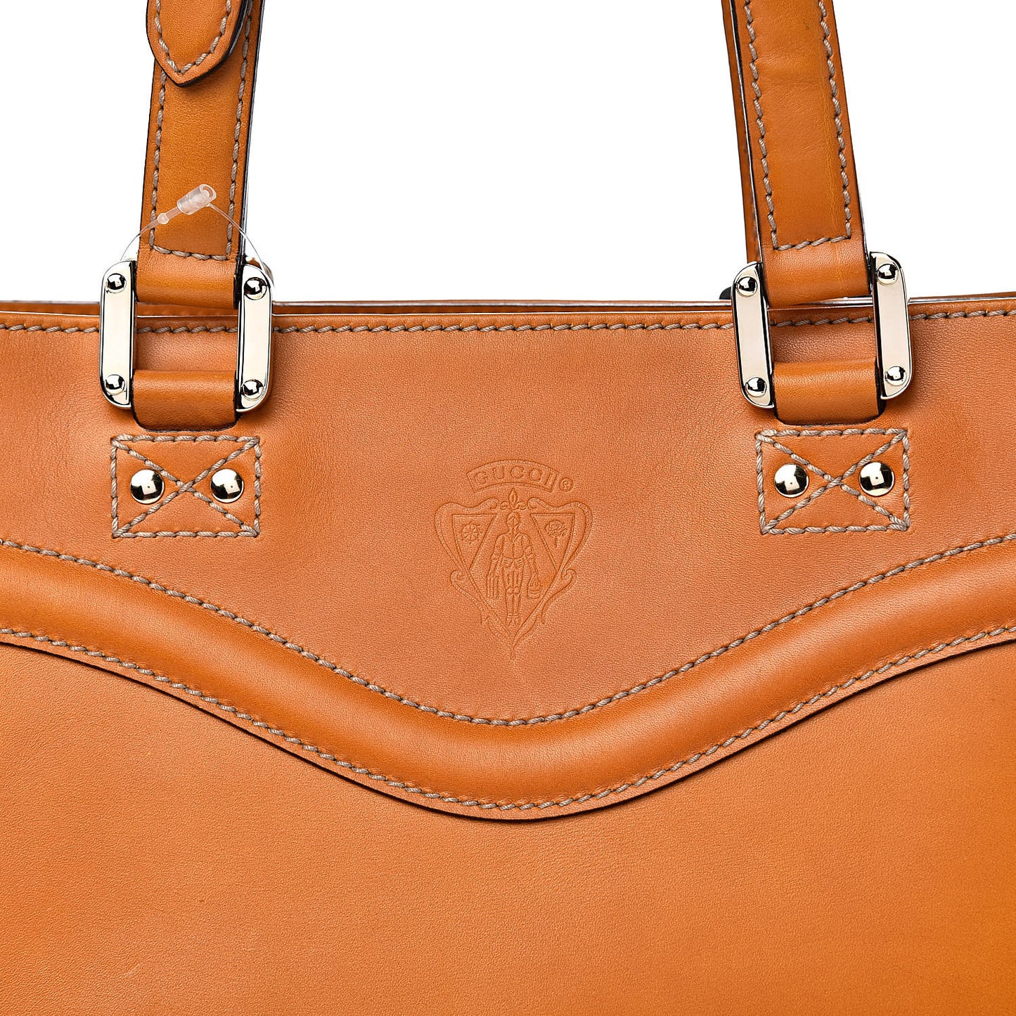 Calfskin Tote Orange