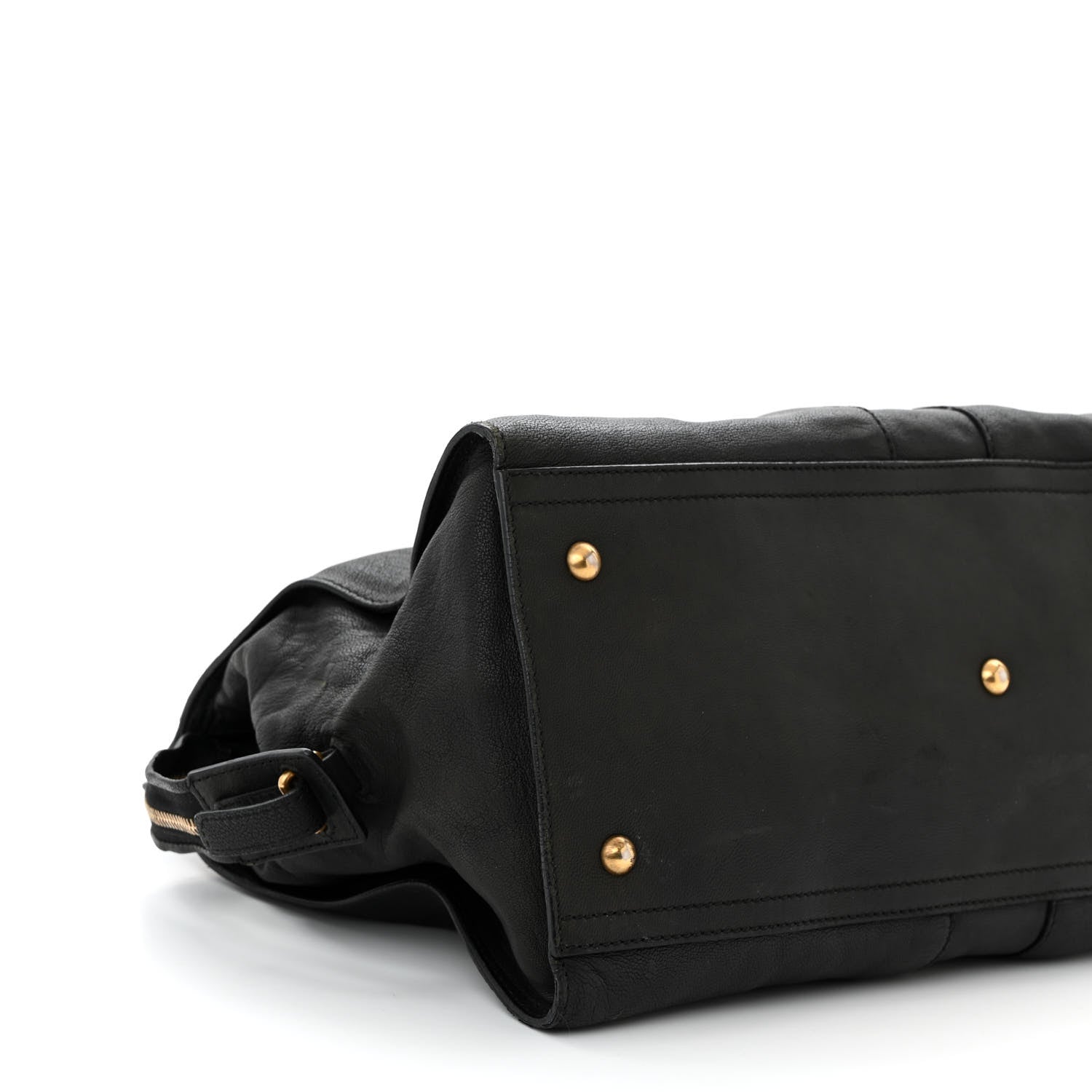 Saint Laurent Sheepskin Medium Cabas ChYc Black 9 of 13