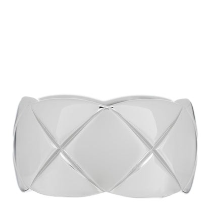 Chanel 18K White Gold Large Coco Crush Ring 48 4.5 1 of 4