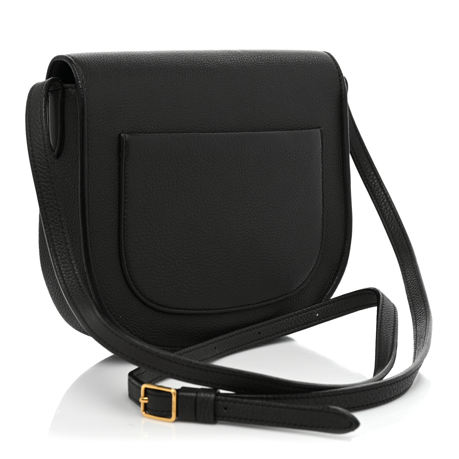 Celine Baby Grained Calfskin Small Trotteur Dark Taupe 2 of 9