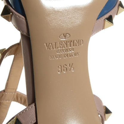 Valentino Garavani Patent Rockstud Ankle Strap 65mm Pumps 36.5 Indaco Poudre 6 of 6