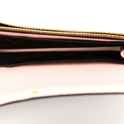 Louis Vuitton Monogram Emilie Wallet Rose Ballerine 5 of 8