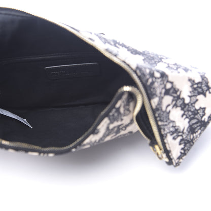 Alexander McQueen Silk De Manta Lace Print Clutch 5 of 10