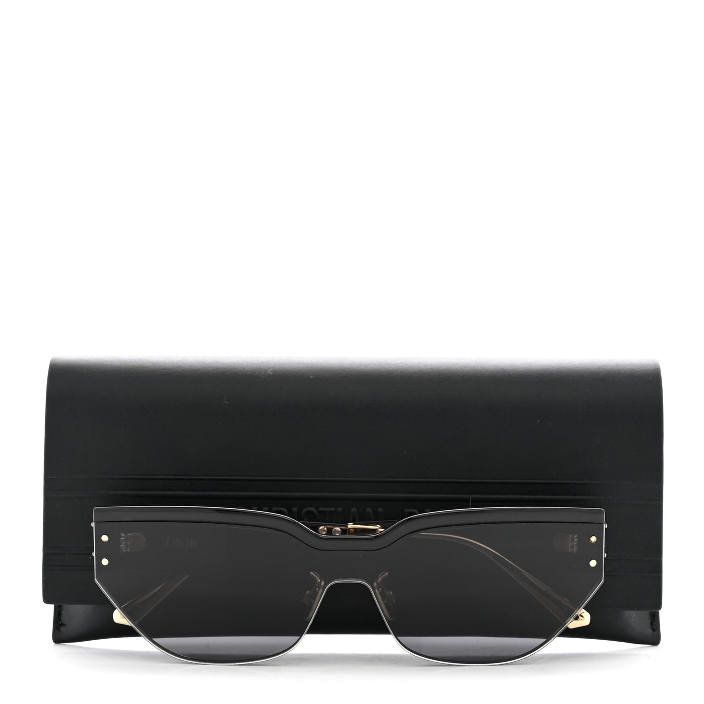 Acetate DiorClub M3U Cat Eye Mask Sunglasses Black