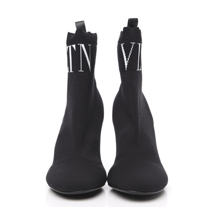 Valentino Garavani Body Tech Knit Sock Boots 40 Black 2 of 7