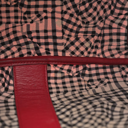 MCM Visetos Medium Liz Reversible Shopper Tote Ruby Red 17 of 26