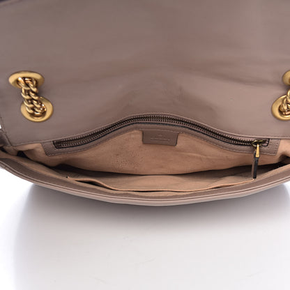 Gucci Calfskin Matelasse Medium GG Marmont Shoulder Bag Porcelain Rose 5 of 12
