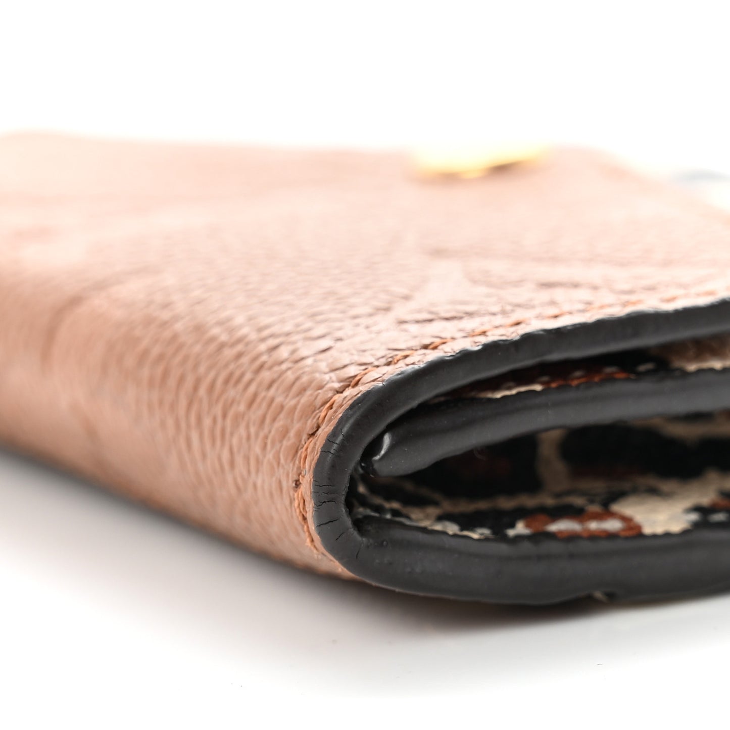 Empreinte Monogram Giant Wild At Heart Key Pouch Caramel