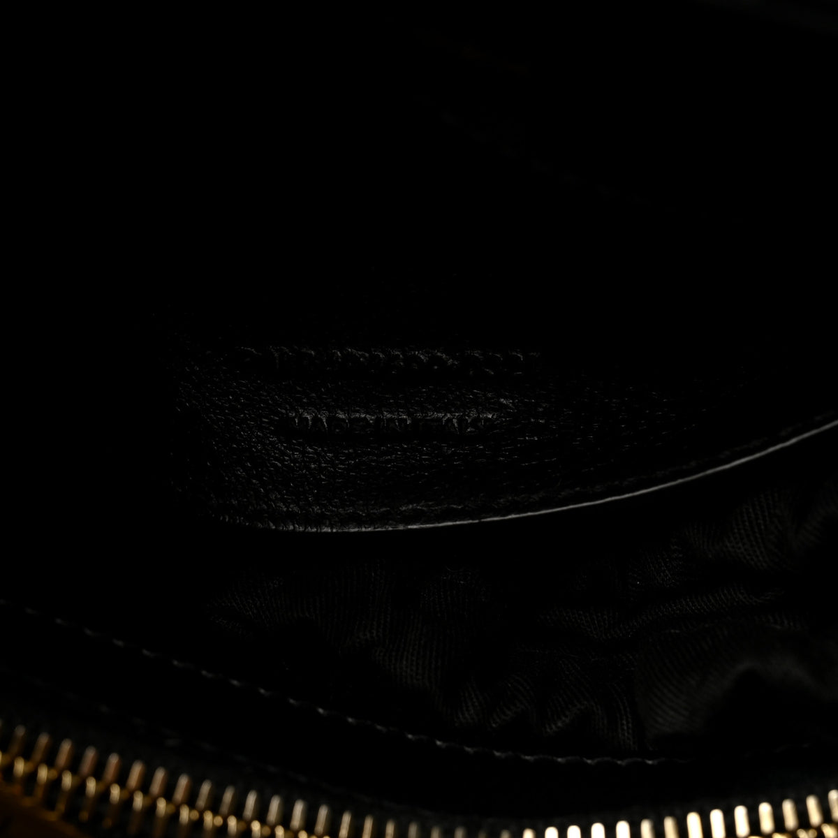 Calfskin Y Quilted Monogram Small Loulou Chain Satchel Black