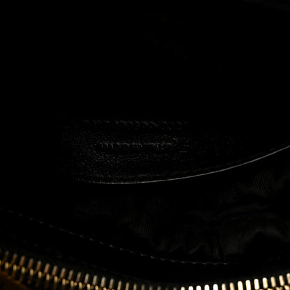Saint Laurent Calfskin Y Quilted Monogram Small Loulou Chain Satchel Black 8 of 12