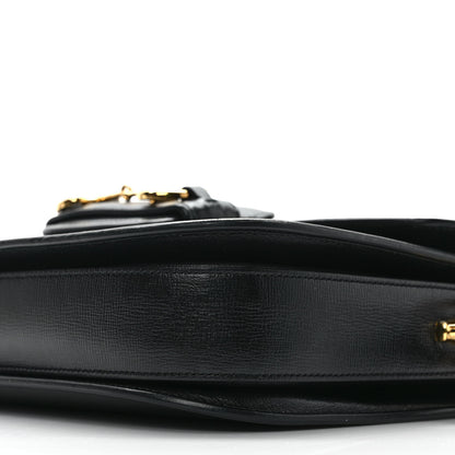 Gucci Azalea Calfskin Horsebit 1955 Shoulder Bag Black 9 of 9