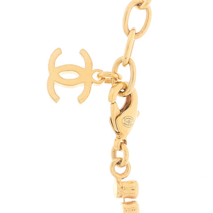 Chanel Metal Crystal CC Marquise Choker Gold 4 of 5