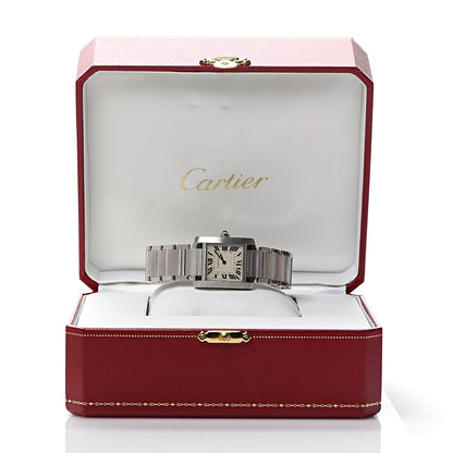 Cartier Stainless Steel 25mm Tank Francaise Quartz Watch 6 of 6