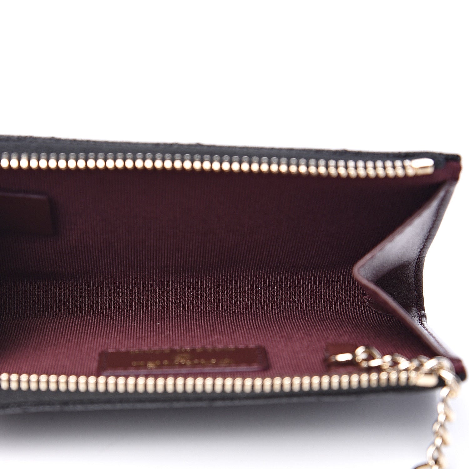 Chanel Iridescent Caviar Quilted Zipped Key Holder Case Black 4 of 7