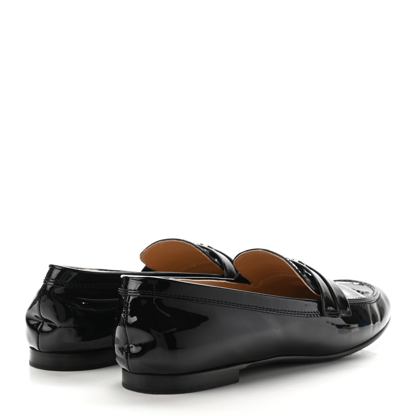 Patent CC Mocassin Loafers 42 Black