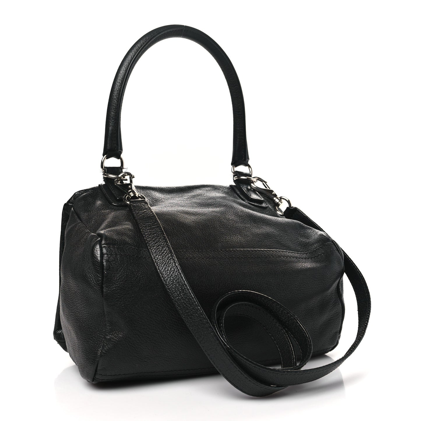 Sugar Goatskin Small Pandora Black