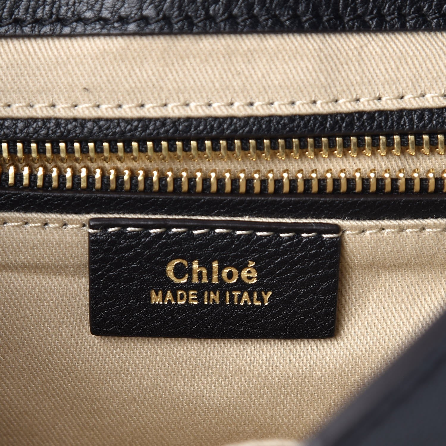Chloe Suede Calfskin Small Faye Backpack Black 7 of 8