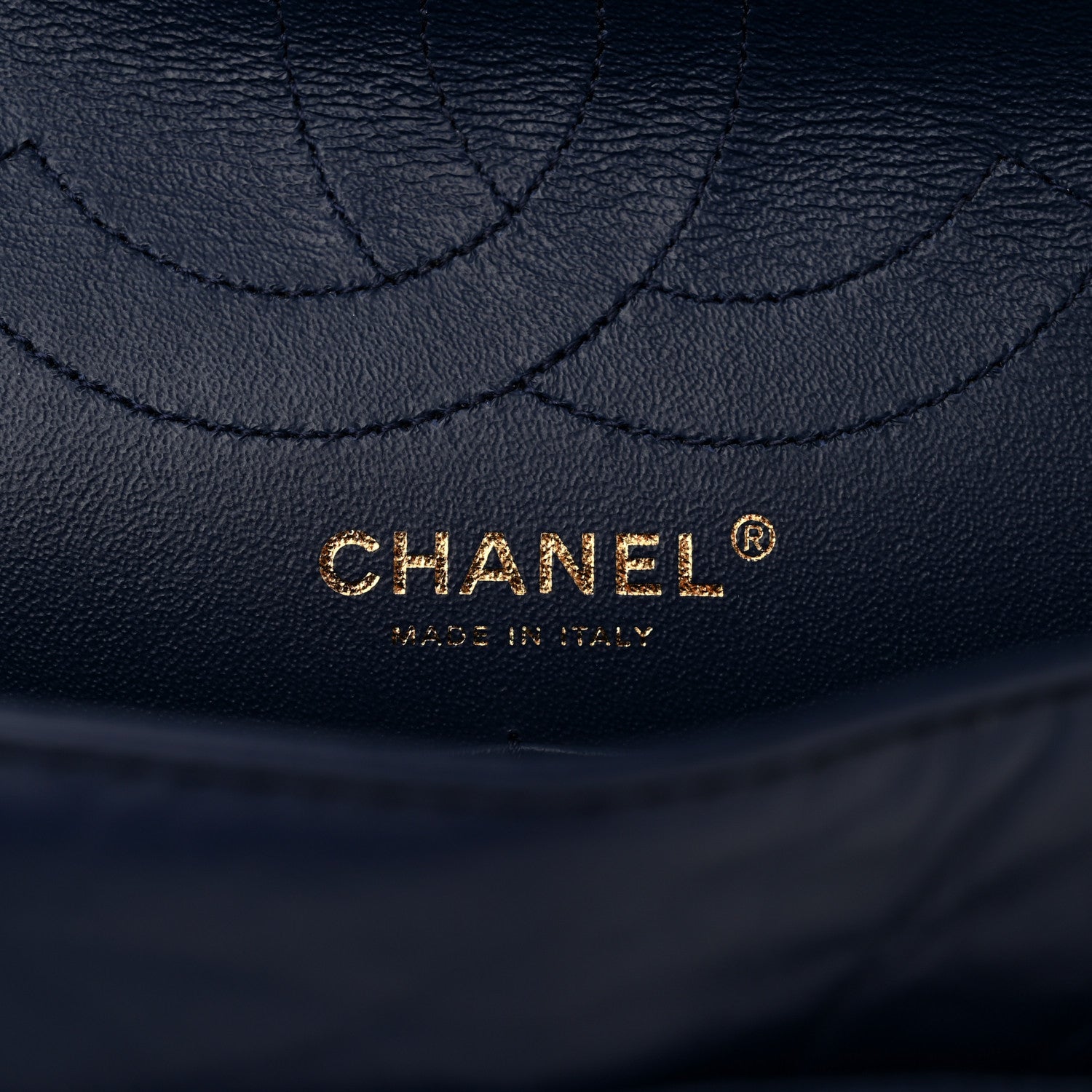 Chanel Aged Calfskin Quilted 2.55 Reissue 226 Flap Navy 6 of 10