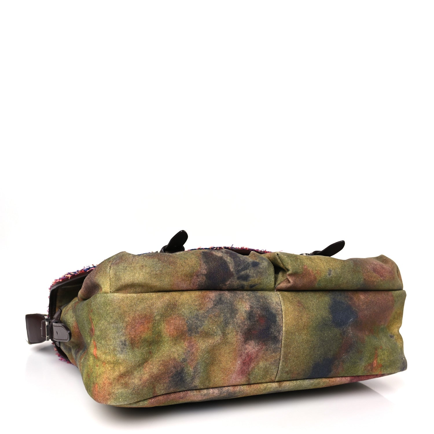 Chanel Washed Toile Large Graffiti On The Pavements Messenger Khaki Multicolor 4 of 9