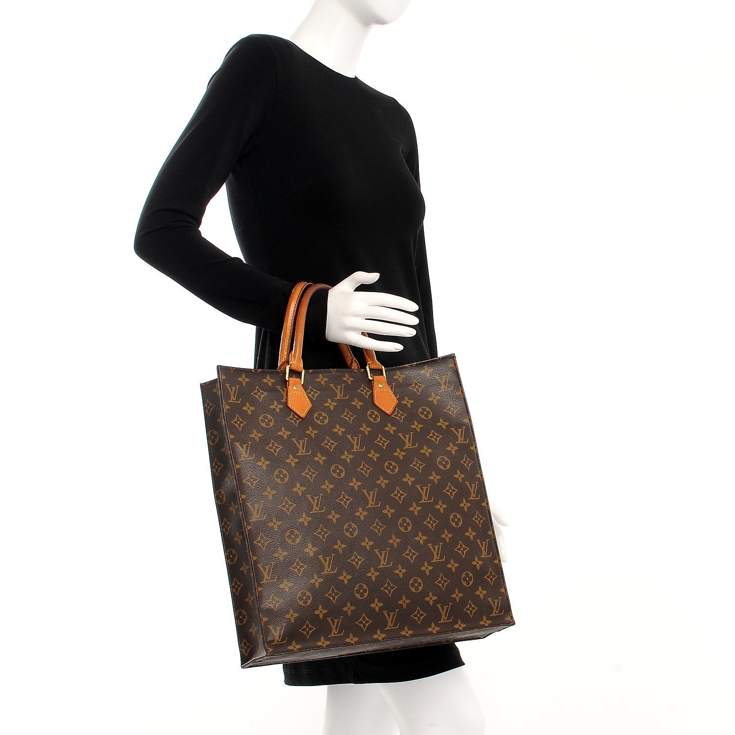 Louis Vuitton Monogram Sac Plat 3 of 11