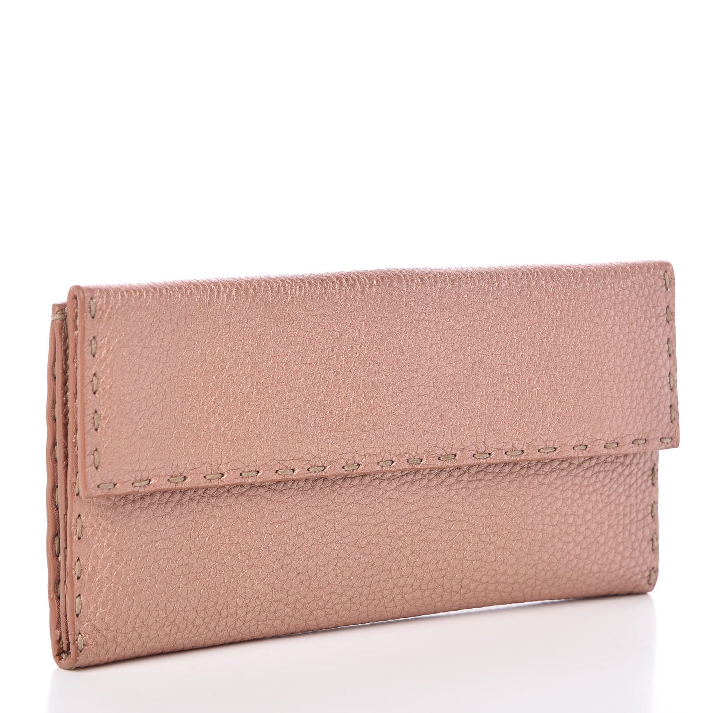 Cuoio Romano Selleria Long Wallet Bois De Rose