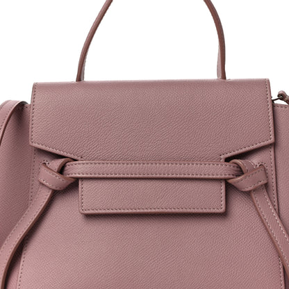 Celine Grained Calfskin Nano Belt Bag Antique Rose 8 of 10