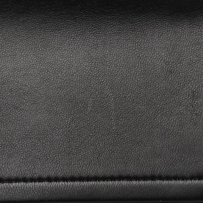 Chanel Lambskin Quilted Jumbo Double Flap Black 12 of 13