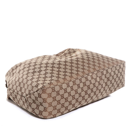 Gucci Monogram Large Horsebit Chain Hobo Off White 4 of 7