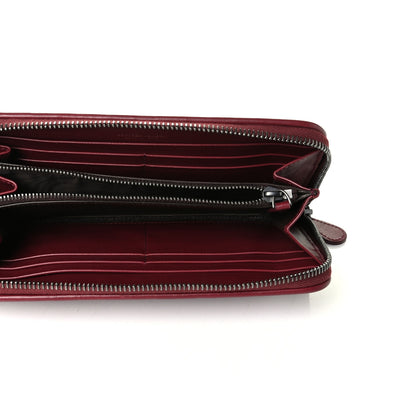 Bottega Veneta Nappa Intrecciato Zip Around Wallet Barolo 4 of 5