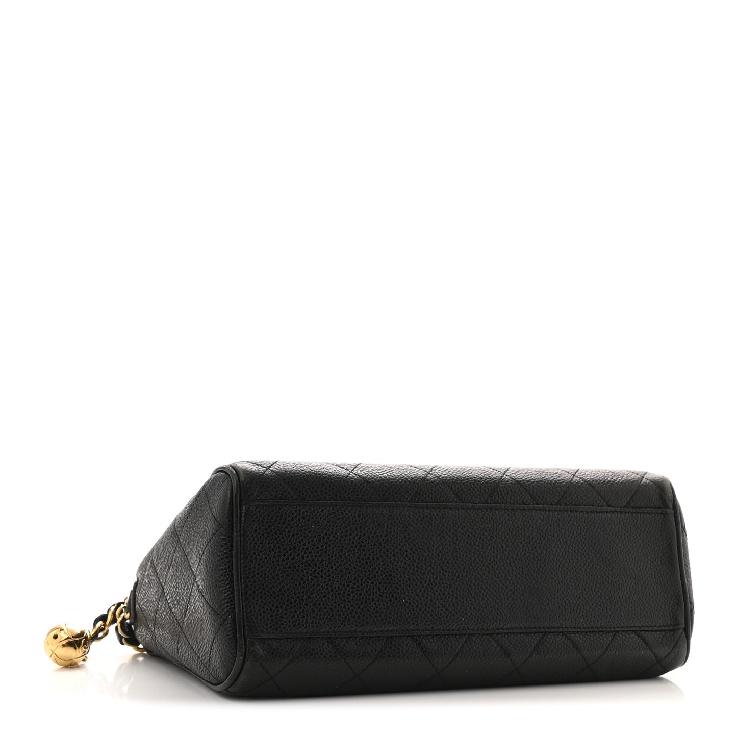 Caviar Quilted Camera Case Black