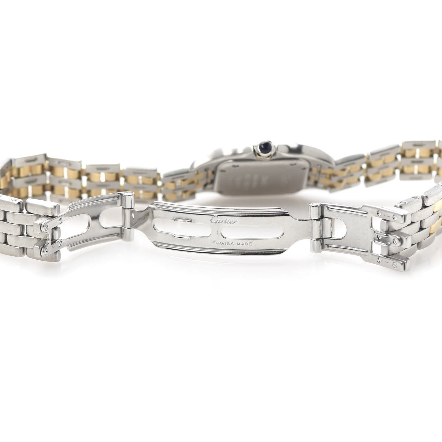 Stainless Steel 18K Yellow Gold 22mm Panthere Quartz Watch