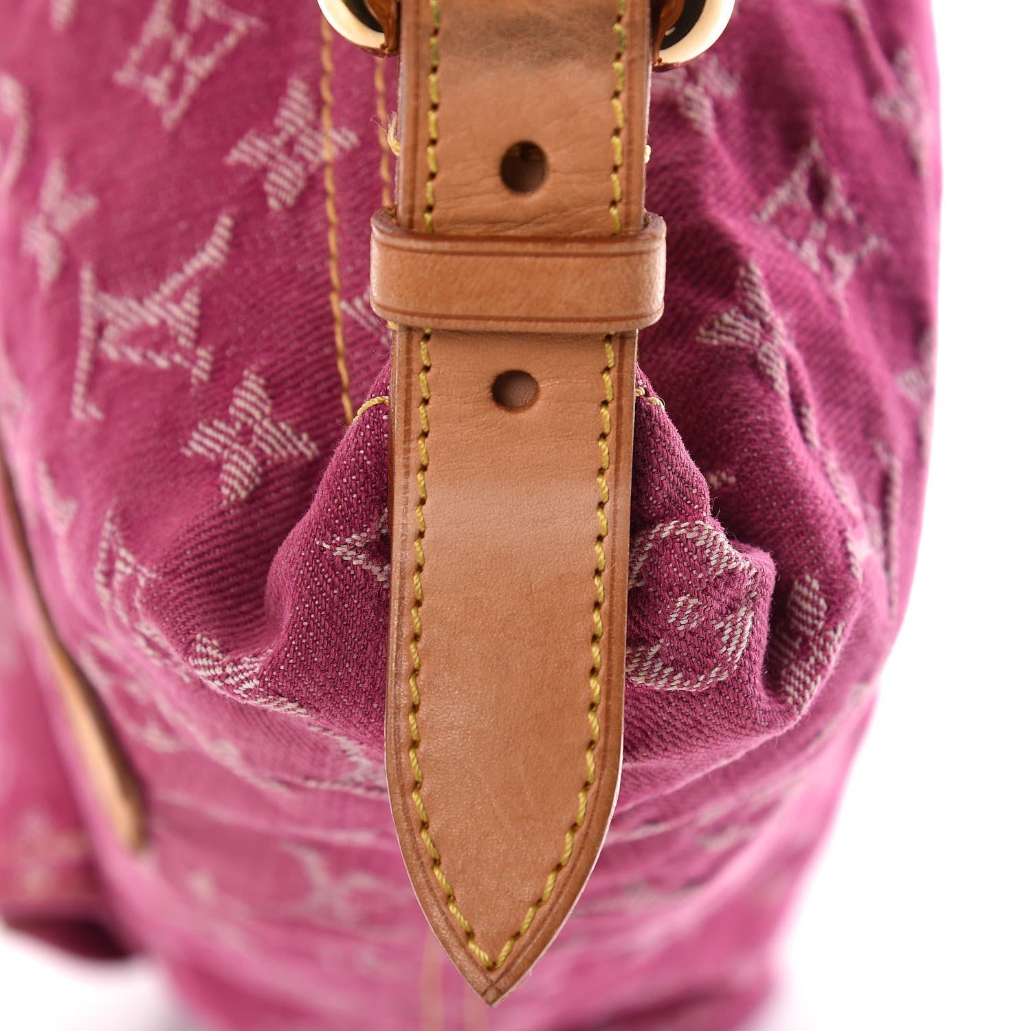 Louis Vuitton Denim Baggy GM Fuchsia 20 of 22