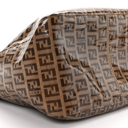 Fendi Vinyl Zucchino Hobo Tobacco 8 of 9