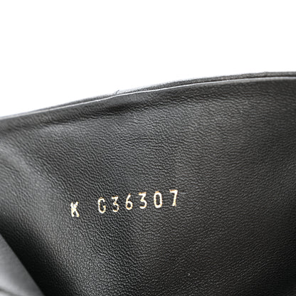 Chanel Calfskin CC Ankle Boots 40 Black 9 of 11
