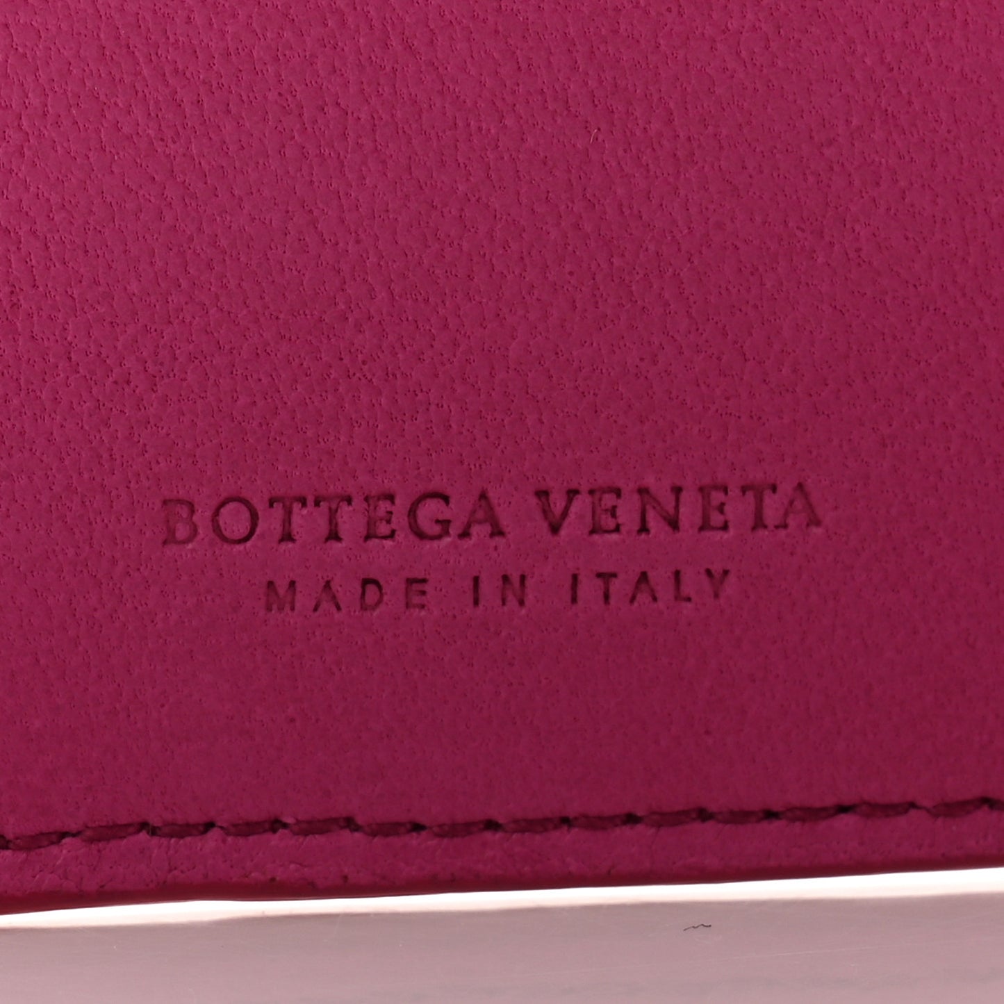 Nappa Intrecciato Continental Snap Wallet Fuchsia