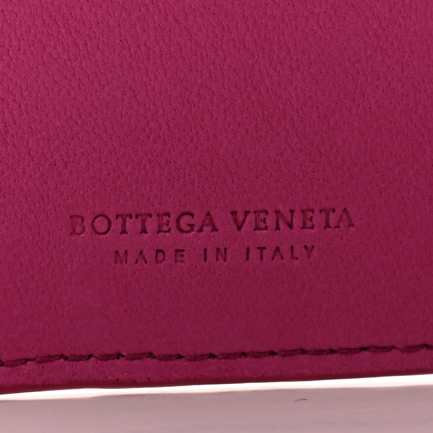 Bottega Veneta Nappa Intrecciato Continental Snap Wallet Fuchsia 6 of 9