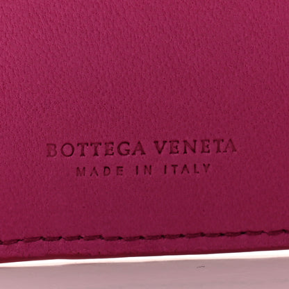 Bottega Veneta Nappa Intrecciato Continental Snap Wallet Fuchsia 6 of 9