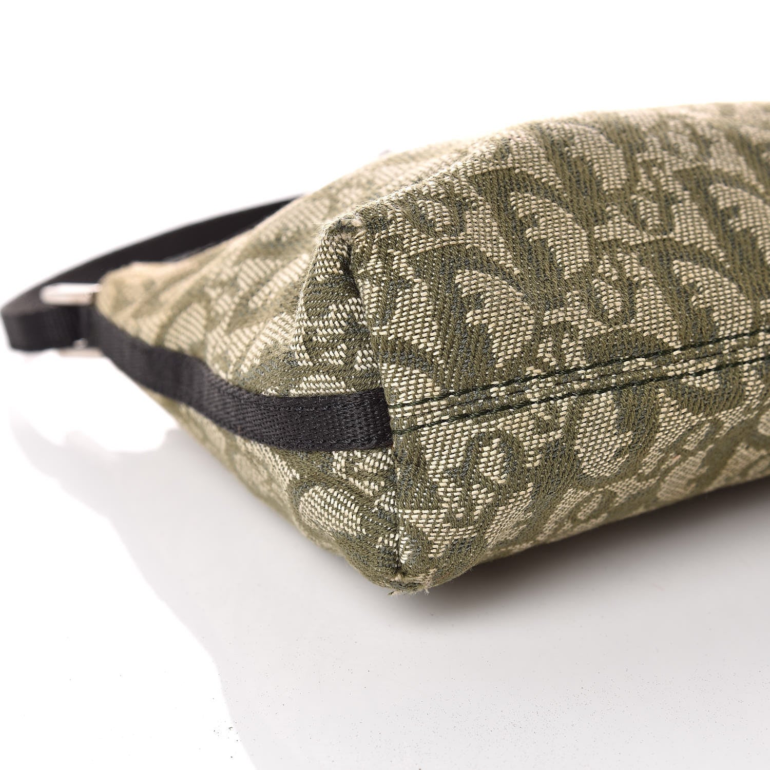 Christian Dior Monogram Shoulder Bag Pochette Green 5 of 11