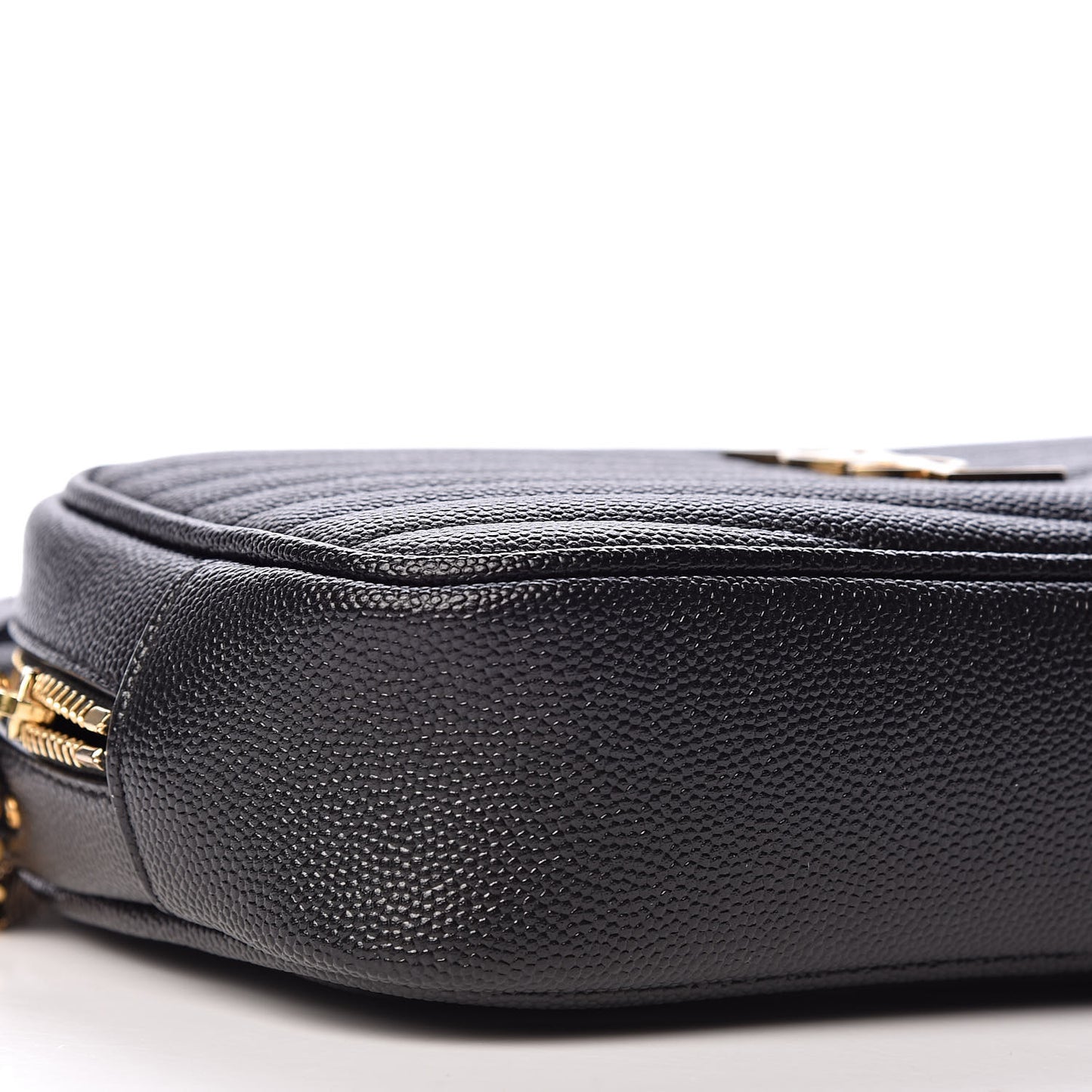 Grain De Poudre Matelasse Monogram Mini Lou Camera Bag Black